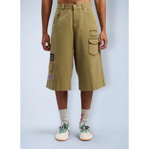 Palm Angels Men Military Patch Bermuda Shorts